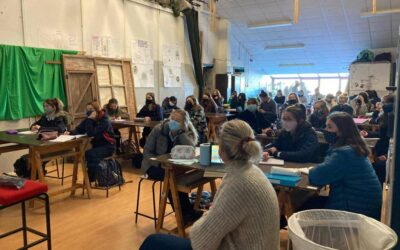 Senior Cycle Art Students Zoom Gallery Experience