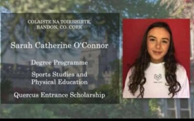 UCC Quercus Entrance Scholarship for past pupil