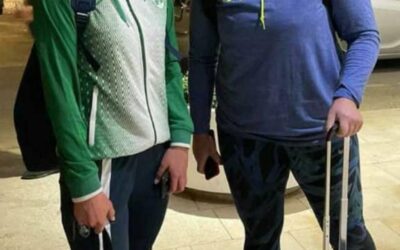 Nicola Tuthill meets Olympic champion Anita Wlodarczyk in Croatia