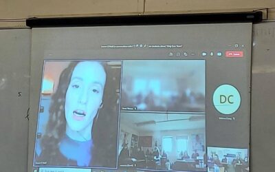 TY Zoom call with Author Louise O’ Neill