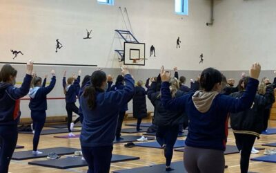 Yoga in 6th Year PE class