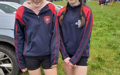 Super finish for Eva and Maeve in Schools Cross Country Event