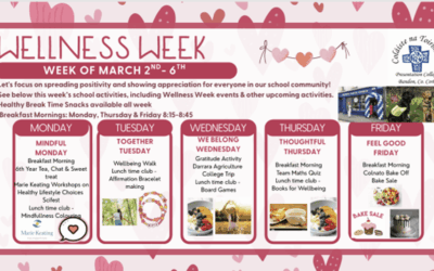 Wellness Week timetable of activities