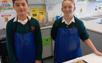 Busy in the Home Ec Room